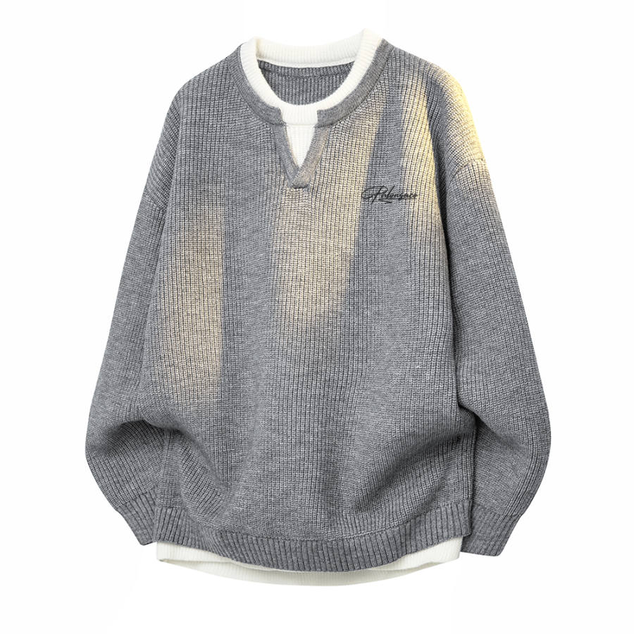 PAL ONGACO Knitwear Unisex Henry Collar Moderate