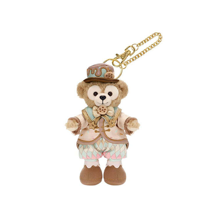Disney x DISNEYLAND 2025 Duffy Dreamy Celebration Collection Duffy Key Ring Plush Charms 14cm Height Shanghai Disney