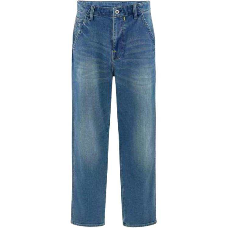 CAT CAT Jeans Men's Blue Moderate Straight Fit Pants