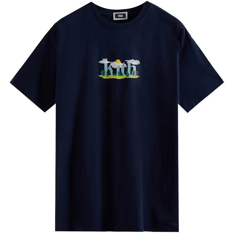 KITH KITH Cloud Serif Logo Tee