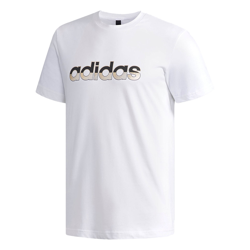 Adidas Adidas T Shirts Men's White Crew Neck Moderate