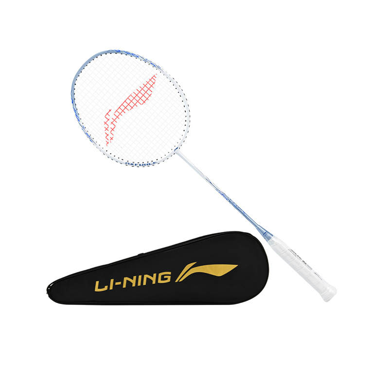 Li-Ning Li Ning Thunder 9 Carbon Aluminum Badminton Rackets Offensive Type Heavy Head, Stiff Shaft Entry level Single Racket