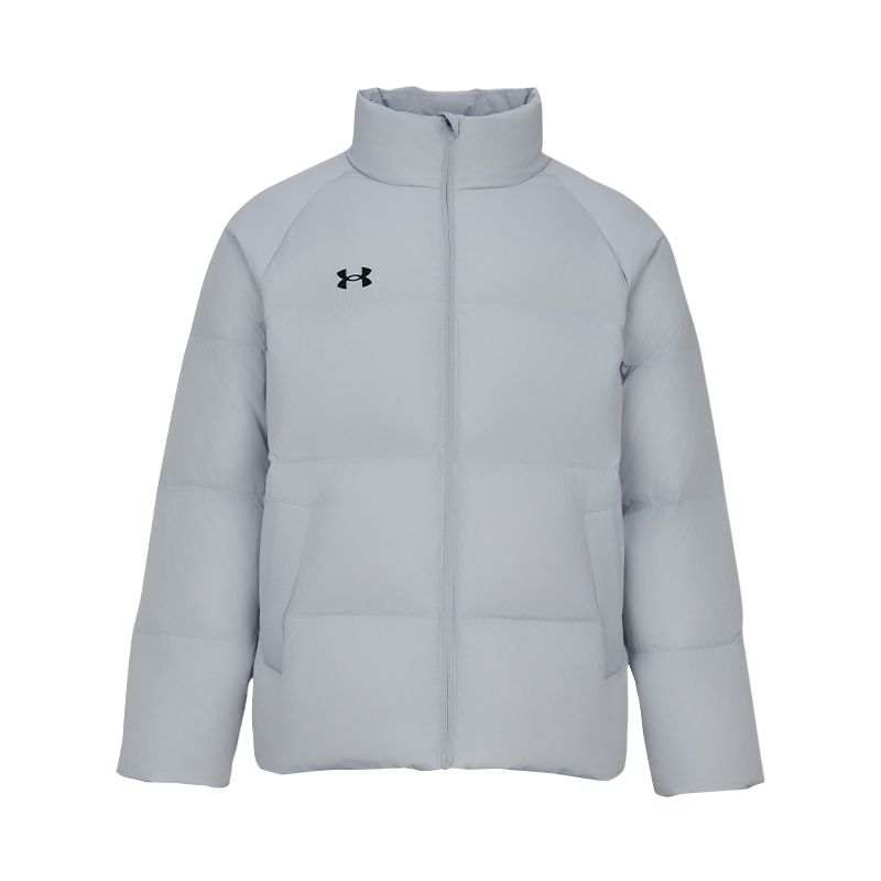 Under Armour Under Armour Down Jackets Men's Smoke Gray Stand Collar Thickened Down Jacket