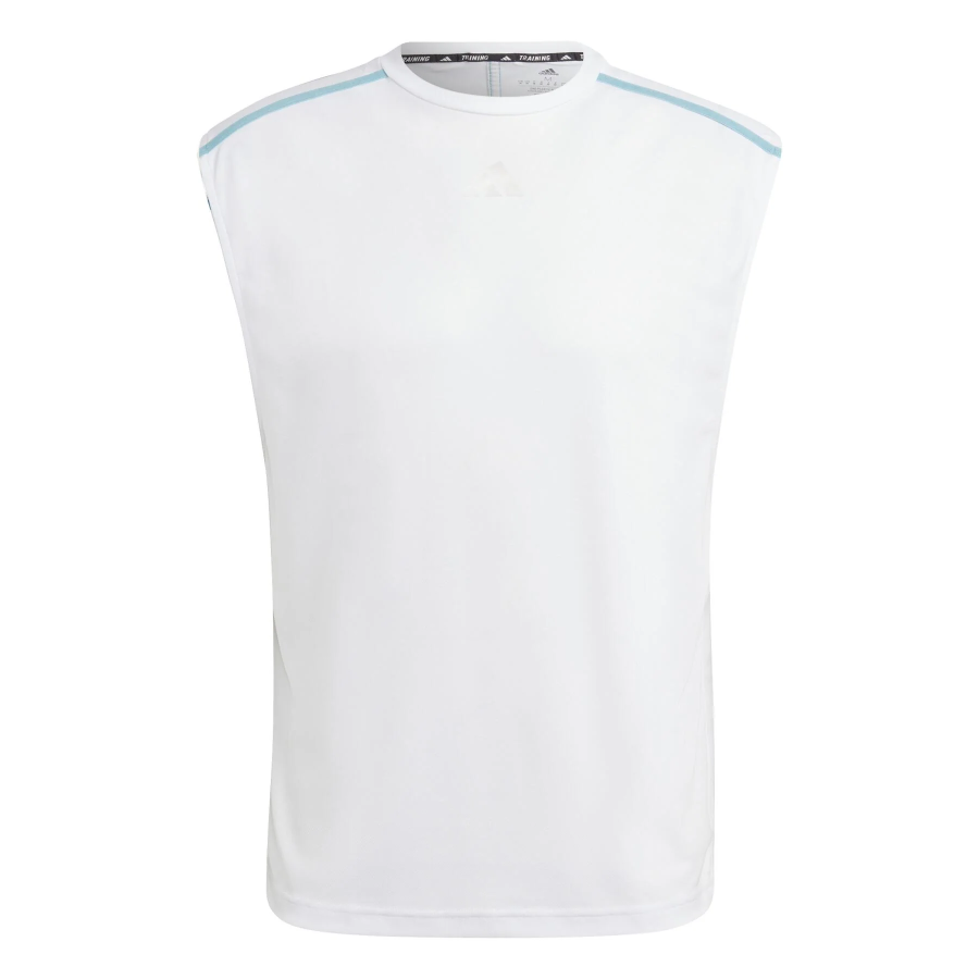 Adidas Adidas Clothing Tank Tops Men's White Crew Neck Moderate Other