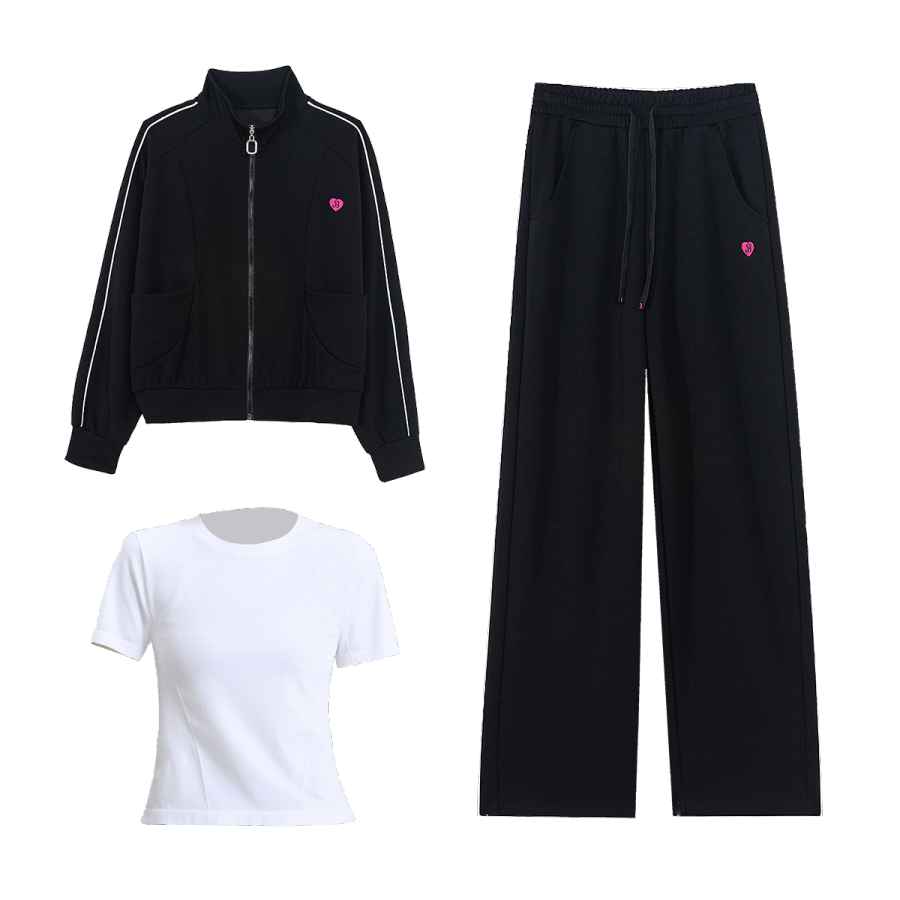 Barbie Fitness Sets Unisex Stand Collar Moderate