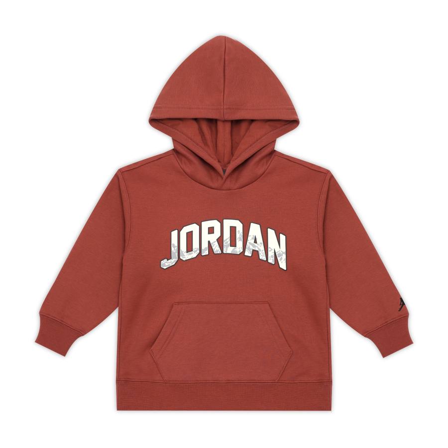 Jordan Jordan Sweatshirt Gift Giving Mountain Fleece Lined Pullover Hooded Long Sleeved Children Aged 3 7 Years Old