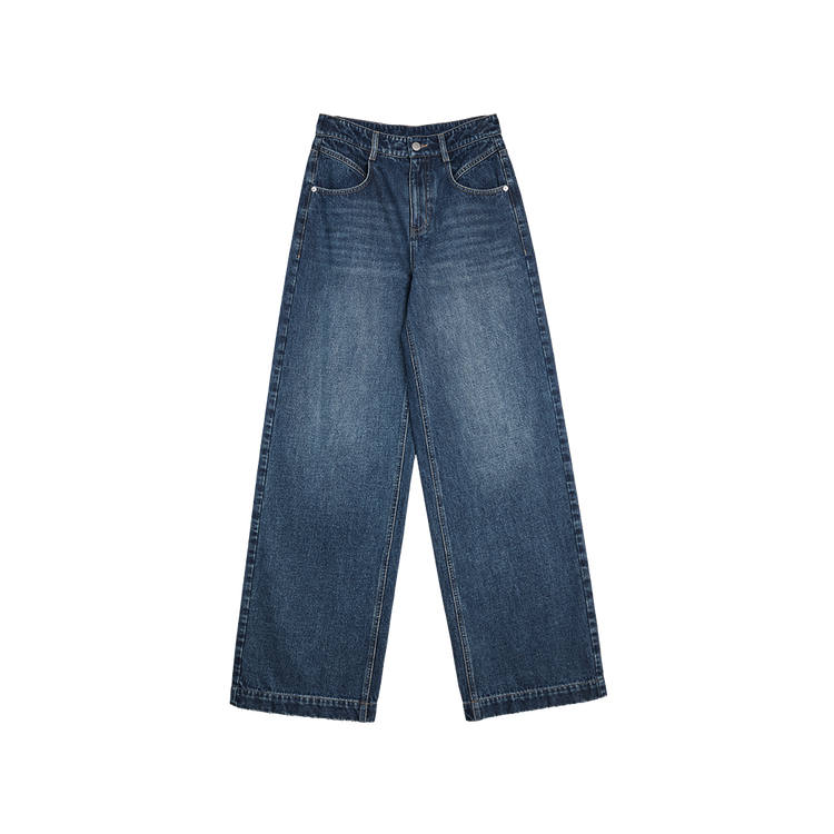 ELLE Jeans Women's Light Blue Moderate Wide Leg Pants