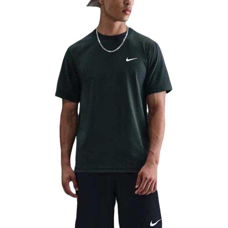Nike Nike HYVERSE T Shirts Men's Seaweed Green/White Crew Neck