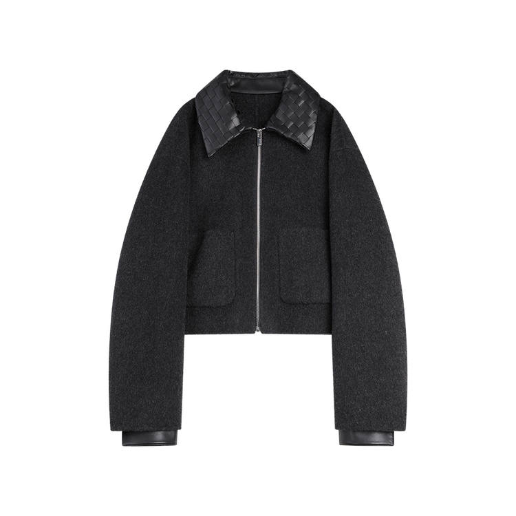 ELLE Coats Women's Black Lapel Moderate Straight Fit
