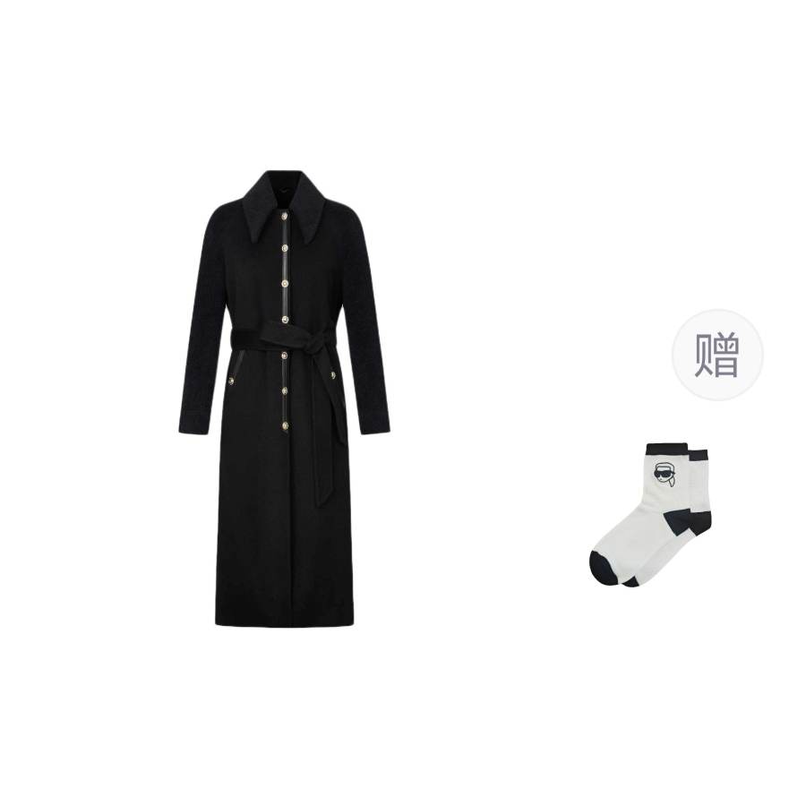 KARL LAGERFELD / Karl Lagerfeld Jeans Coat Women's Black