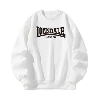 LONSDALE Sweatshirts Unisex Crew Neck Thickened Plus Size