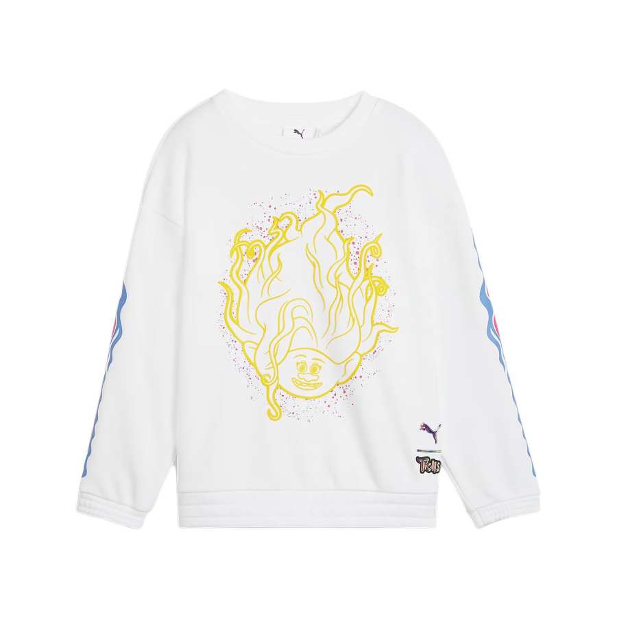 PUMA x TROLLS Sweatshirt White Children Aged 3 7 Years Old
