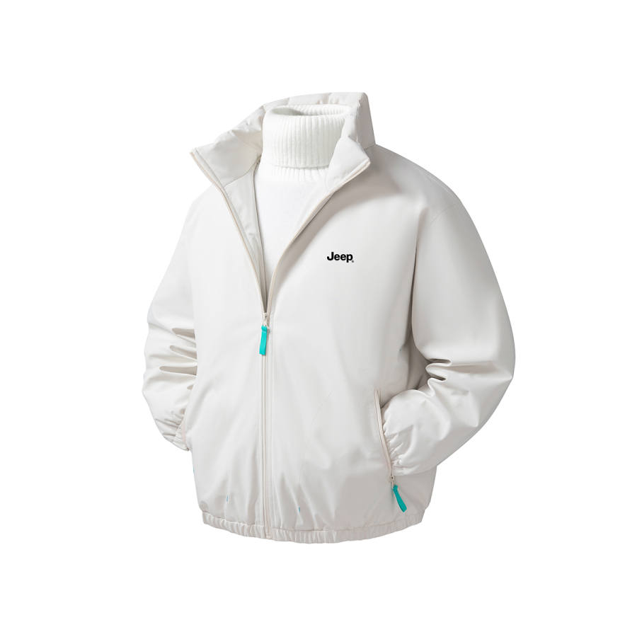 Jeep Jeep Puffer Jackets Unisex Stand Collar Thickened Puffer Jacket