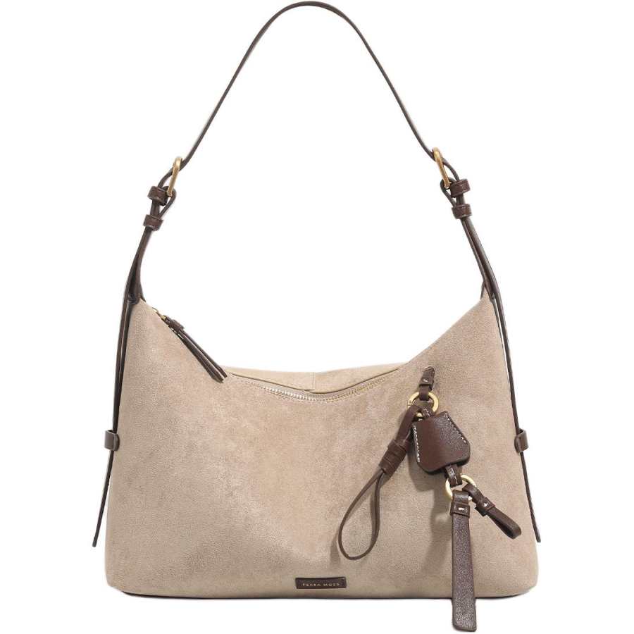 PAYOT Synthetic Leather Shoulder Bag, Crossbody Bag Regular Women's Sand