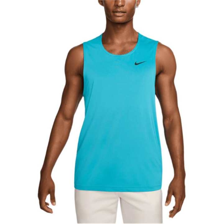Nike Nike Dri Fit Tank Tops Men's Blue Crew Neck Moderate Other