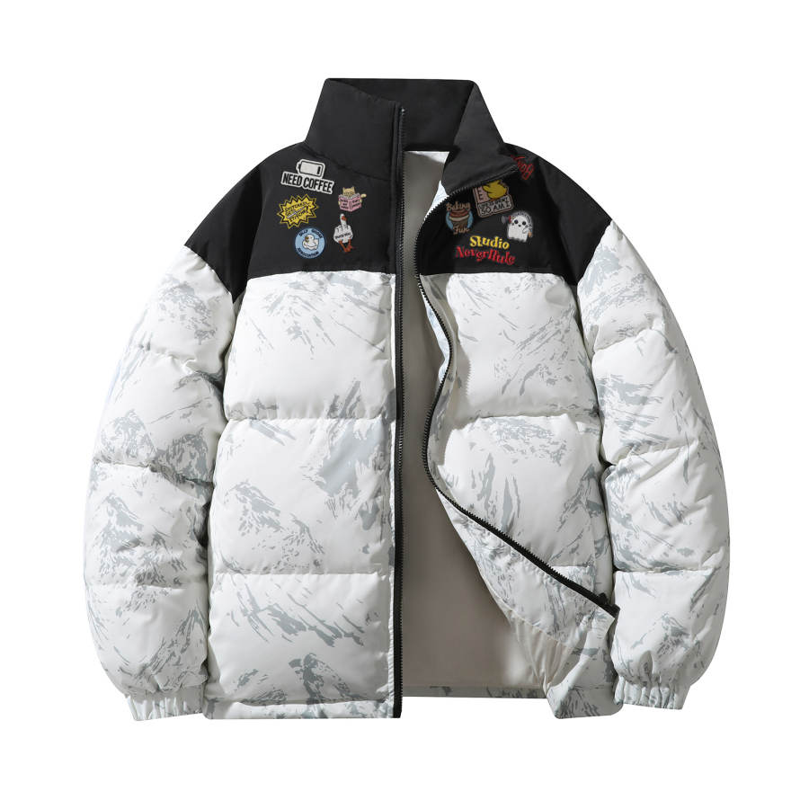 NEVER RULE NEVER RULE Down Jackets Unisex Stand Collar Thickened Other