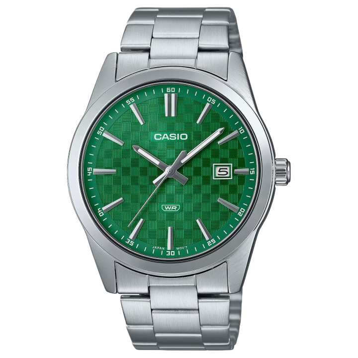 CASIO CASIO STANDARD Water Resistant For Everyday Use Quartz Movement Stainless Steel Strap Watch