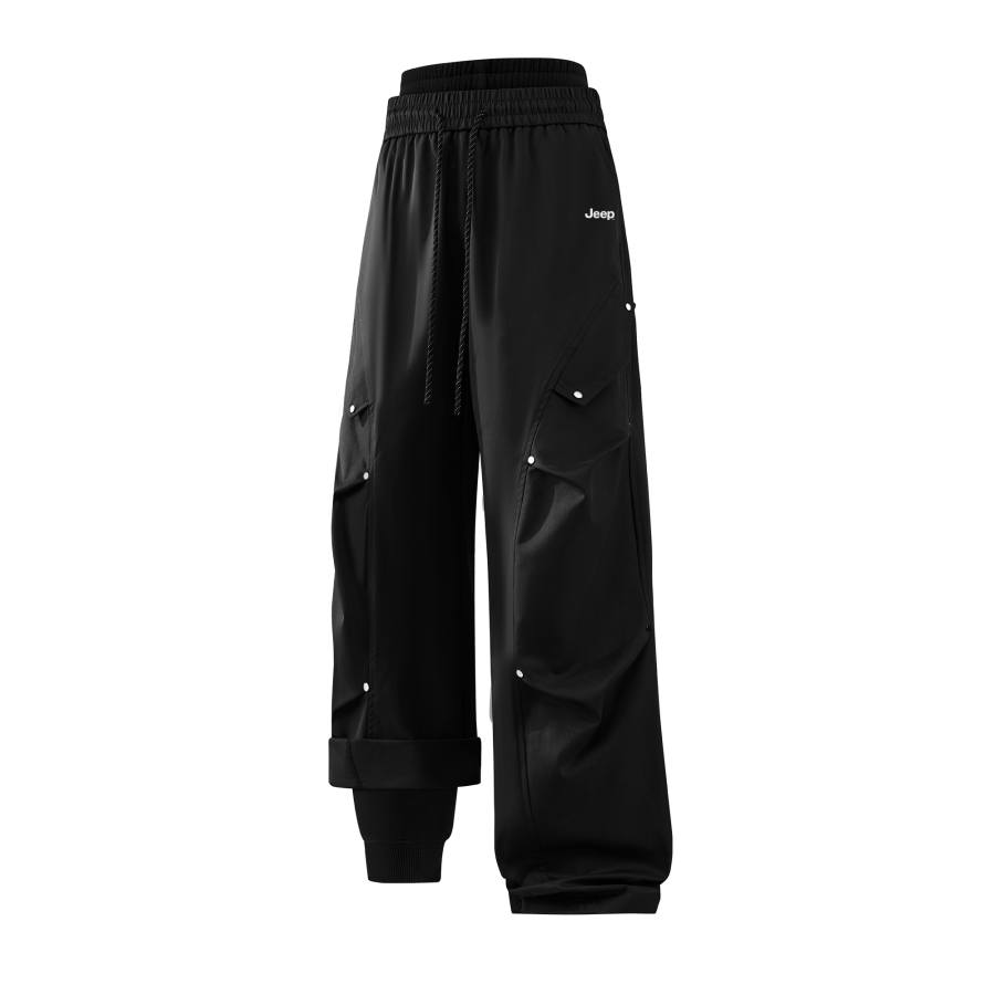 Jeep Casual Pants Unisex Moderate Parachute Pants
