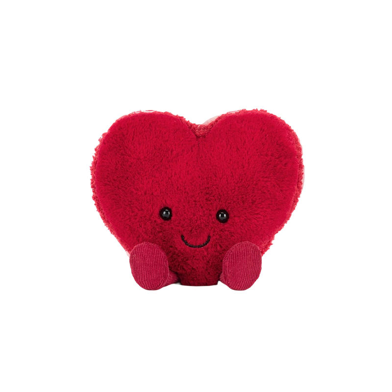 JELLYCAT Interesting Food Valentine's Day Collection, Elate Heart Macaron Dolls Plush Doll