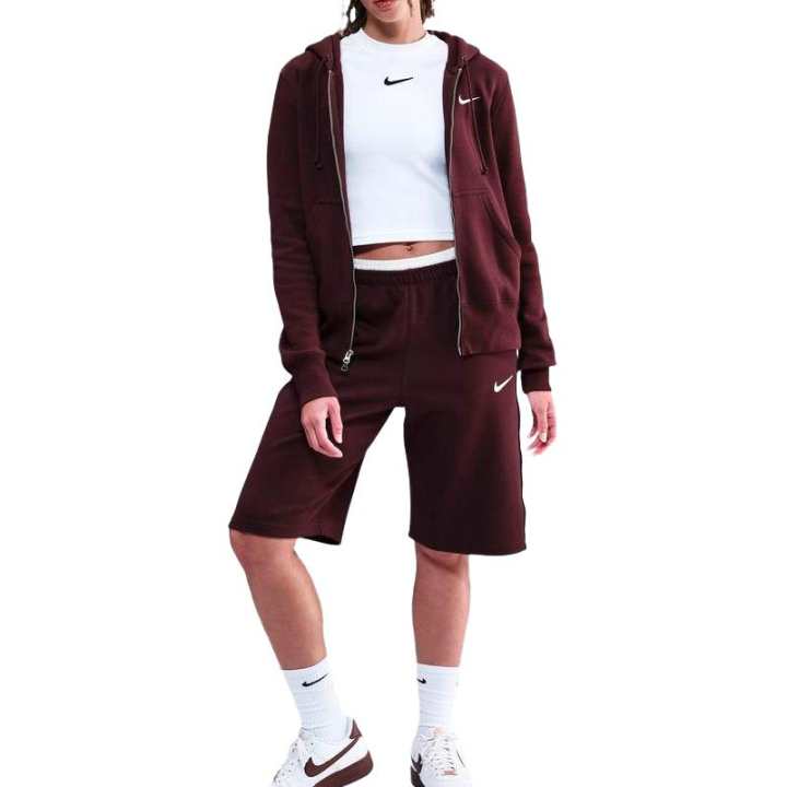 Nike Nike Sweatshirts Women's Burgundy Hooded Moderate
