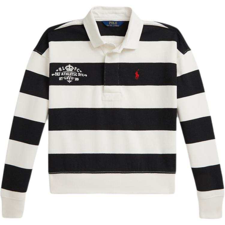 Polo Ralph Lauren Polo Shirt Classic Version Black White Teenagers