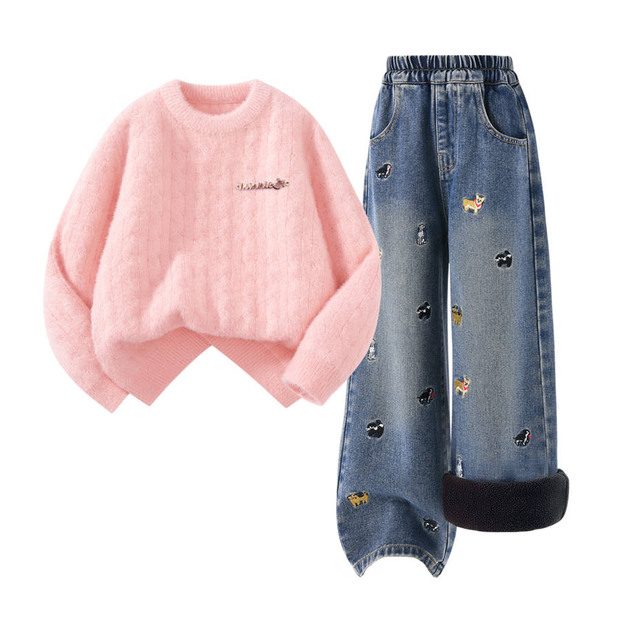 Disney Kids Casual Sportswear Crew Neck Moderate