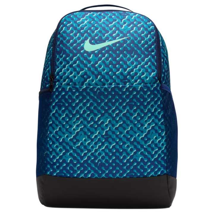 Nike Nike Brasilia Polyester Backpack Medium Unisex Blue & Black