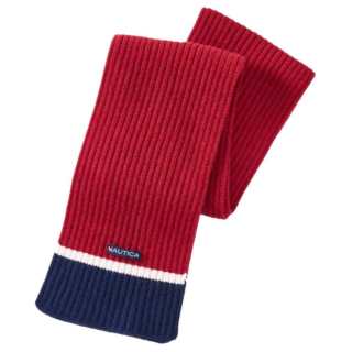 NAUTICA Viscose Knit Scarves Kids' Navy Blue/Gray/Burgundy/Blue