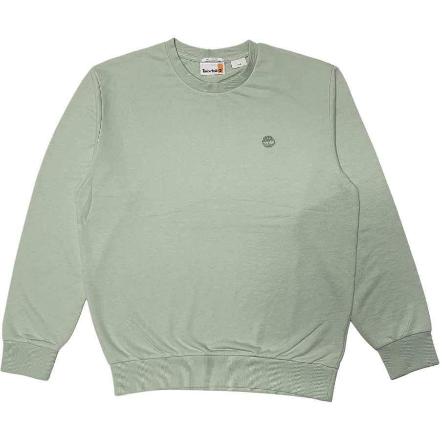 Timberland Sweatshirts Unisex Green Crew Neck Moderate