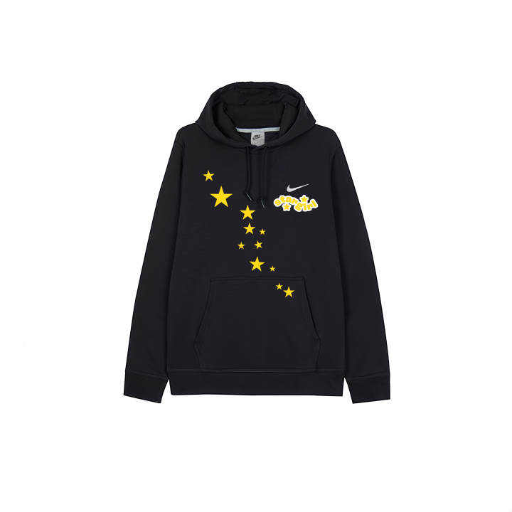 Nike Nike Sweatshirts Men's Black Hooded Moderate