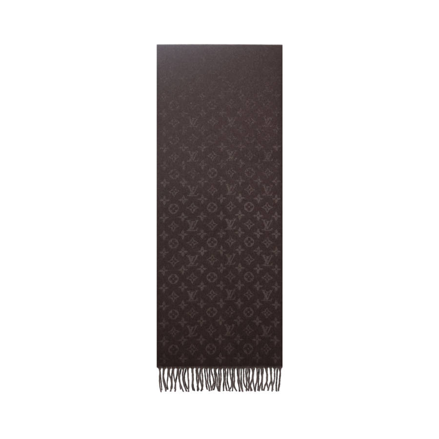 LOUIS VUITTON LOUIS VUITTON Monogram Gradient Cashmere Knit Scarves Men's