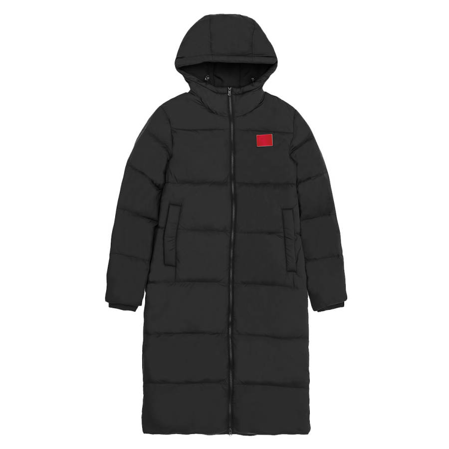 PEAK PEAK Down Jackets Unisex Black Hooded Thickened