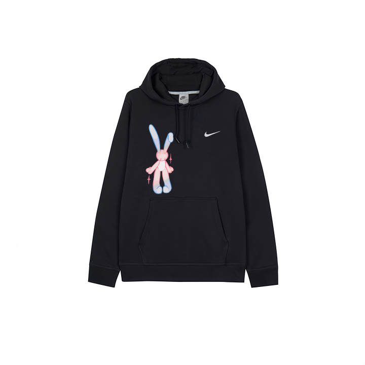Nike Nike Sweatshirts Men's Black Hooded Moderate