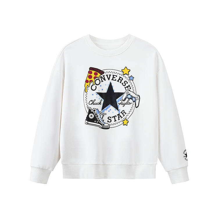 Converse Converse Kids Sweatshirts Crew Neck Moderate