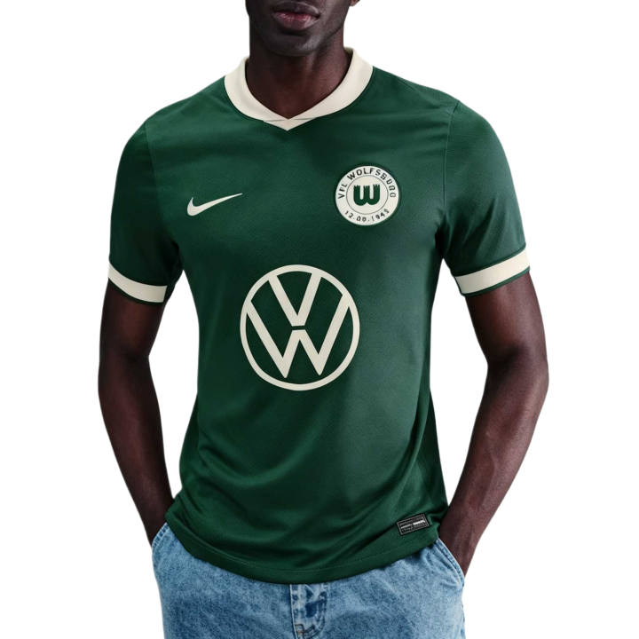 Nike Nike Wolfsburg VfL Wolfsburg Stadium Trikot 2025/2026 Soccer Jersey Fan Edition Men's