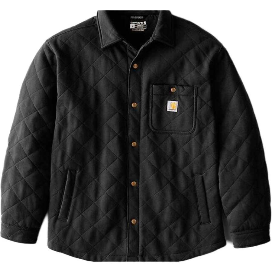 Carhartt 107270 FW25 RAIN DEFENDER®Loose Fit Heavyweight Quilted Snap Front Shirt Men's