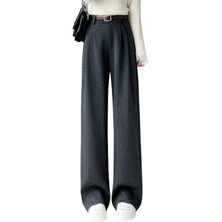 VENICEW Casual Pants Women's Thickened Wide Leg Pants