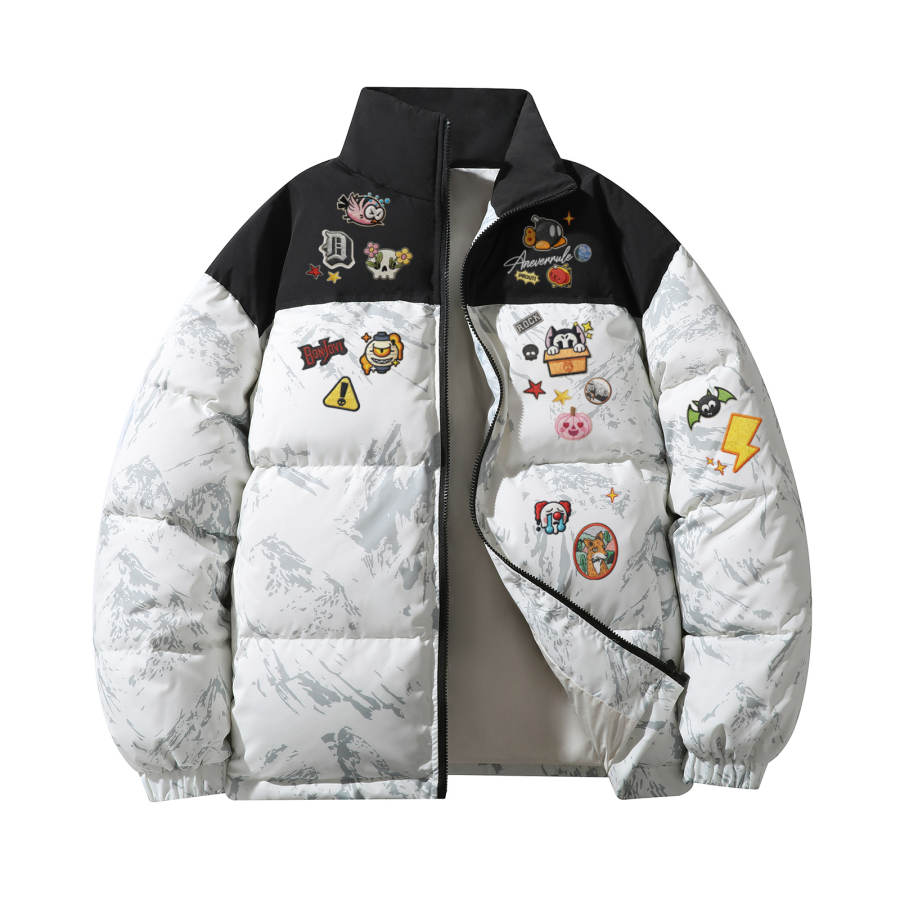 NEVER RULE NEVER RULE Down Jackets Unisex Stand Collar Thickened Other