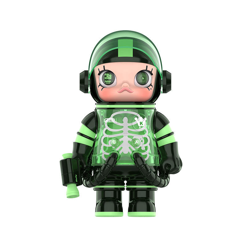 POP MART POP MART Mega Space Molly 400 % Element No.88 Laser Green Trendy Figures
