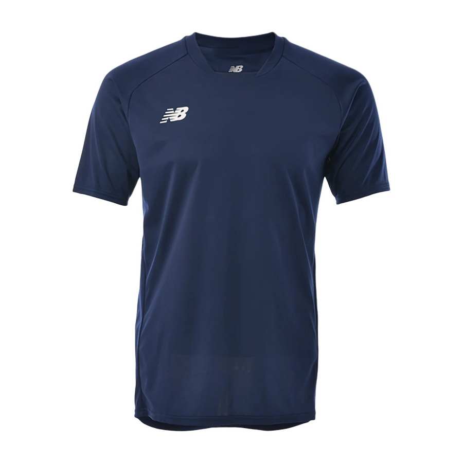 New Balance New Balance T Shirts Men's Dark Blue Crew Neck Moderate Straight Fit