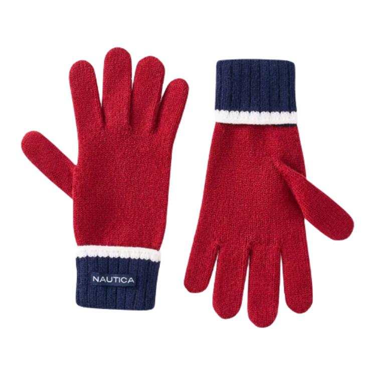 NAUTICA Viscose Knit Gloves Kids' Multicolor