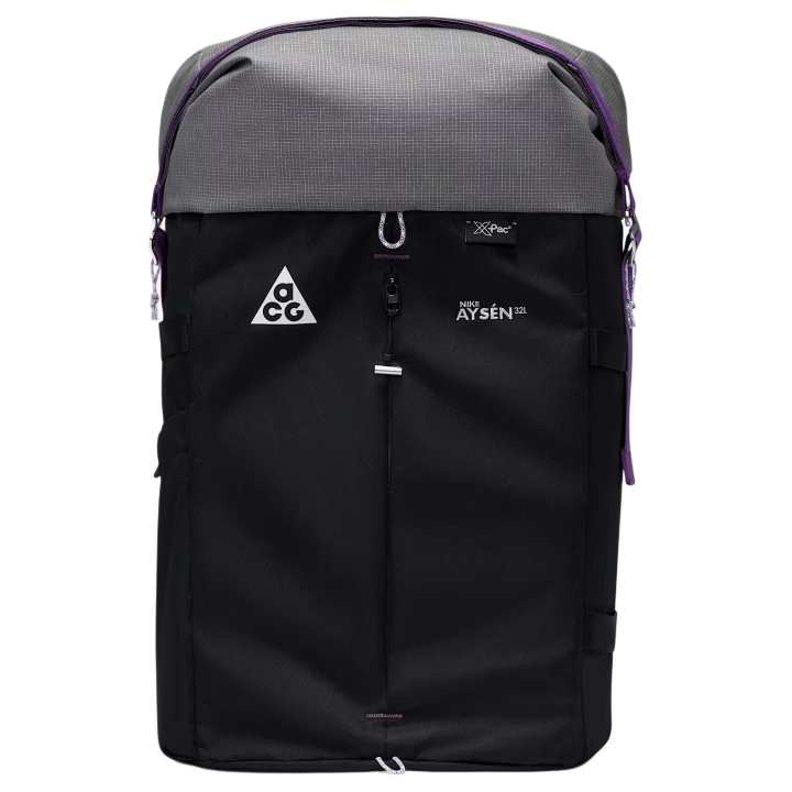Nike Nike ACG Aysén Fabric Backpack Men's Black & Cold Gray & White