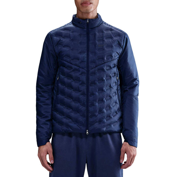 Nike Nike Therma Down Jackets Men's Blue Void Stand Collar Moderate