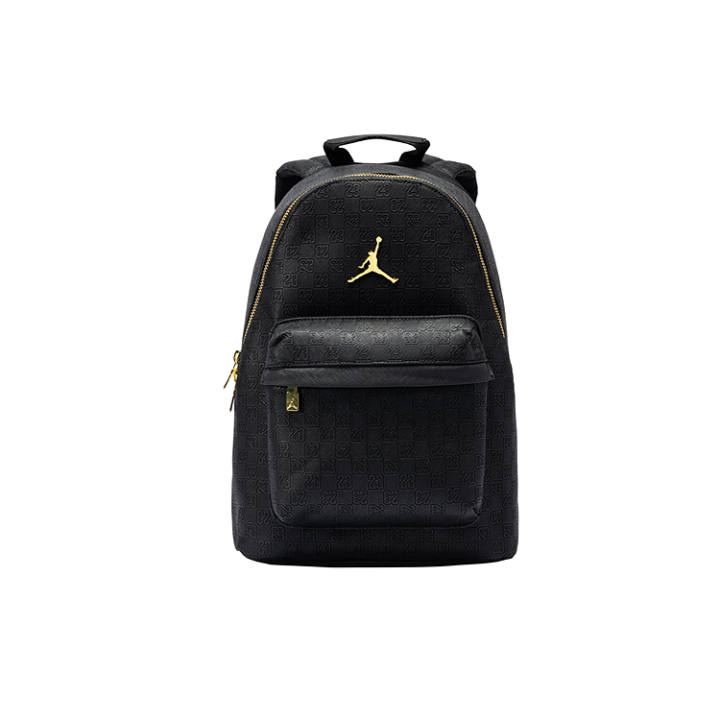 Jordan Jordan Synthetic Leather Backpack Regular Unisex Black