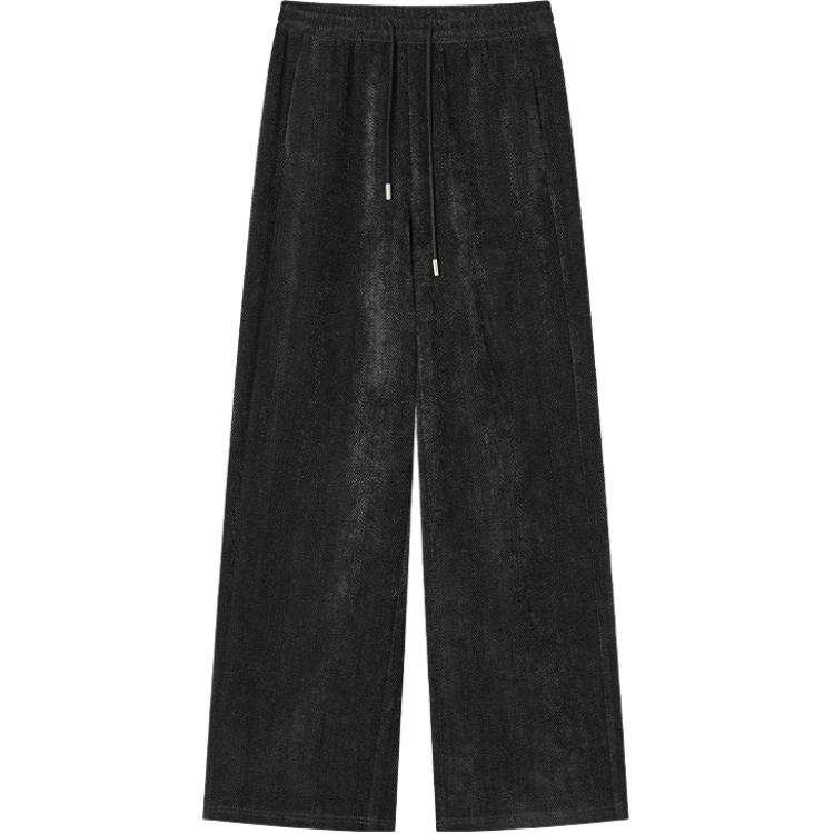 XIANGYING Casual Pants Women's Thickened Straight Fit Pants