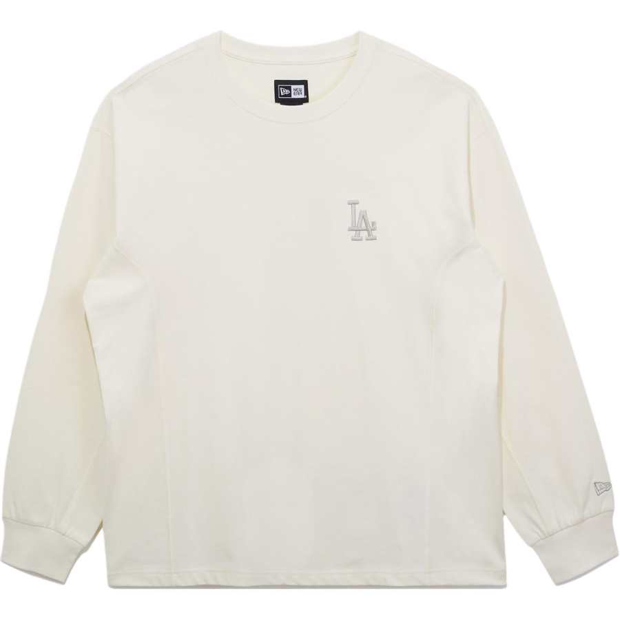New Era T Shirts Unisex Ivory White Crew Neck