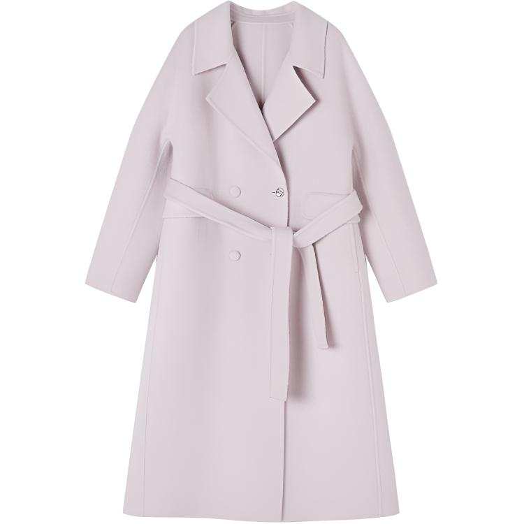 XIANGYING Coats Women's Purple Lapel Moderate