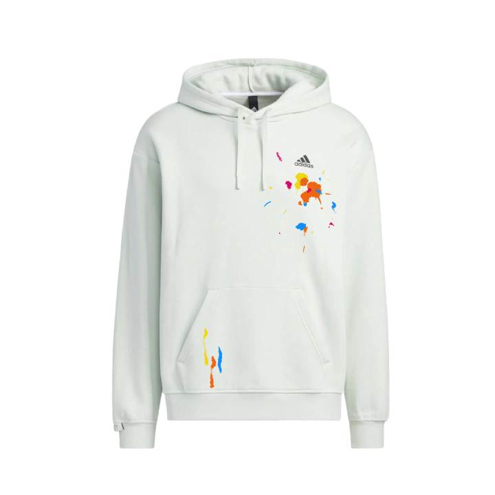 Adidas Adidas LABEL Sweatshirts Unisex Light Green Hooded Thickened