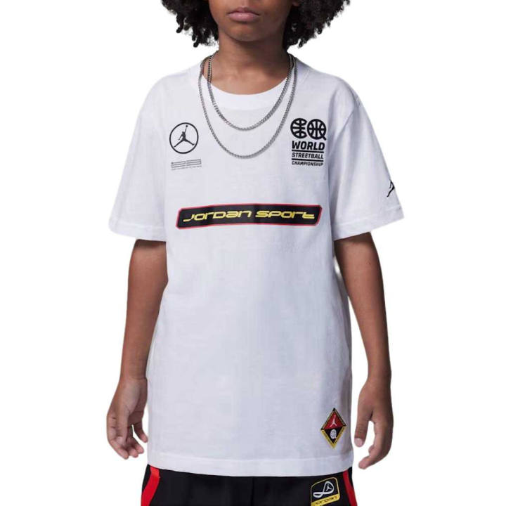 Jordan Jordan Kids T Shirts Crew Neck Moderate