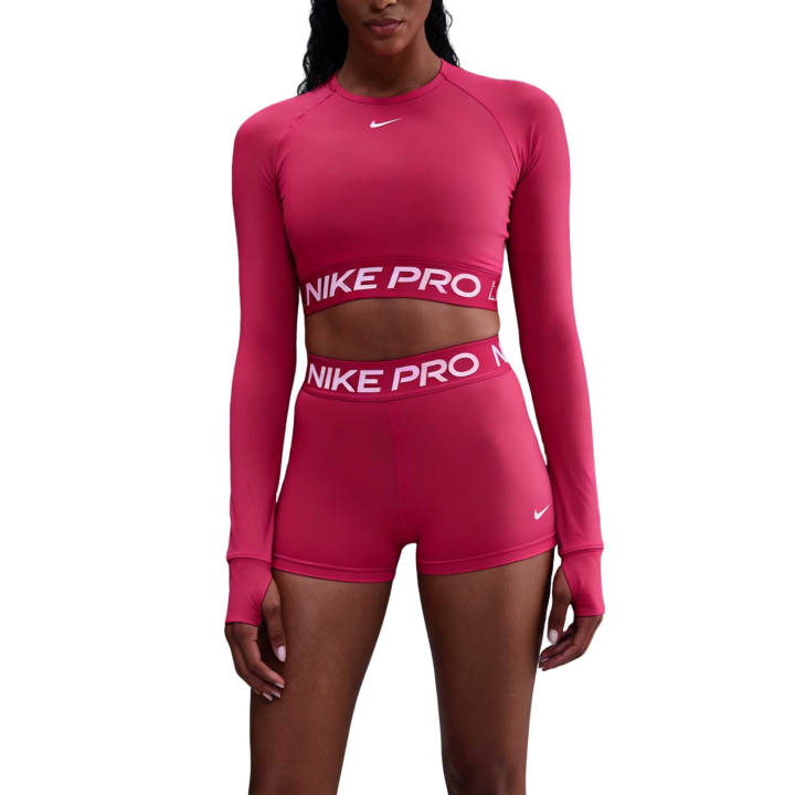 Nike Nike Pro Sports Shorts Women's Bright Pink/White Moderate
